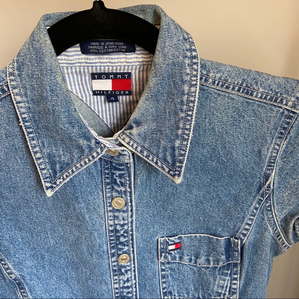 VINTAGE Tommy Hilfiger denim dress - Picture 3 of 4
